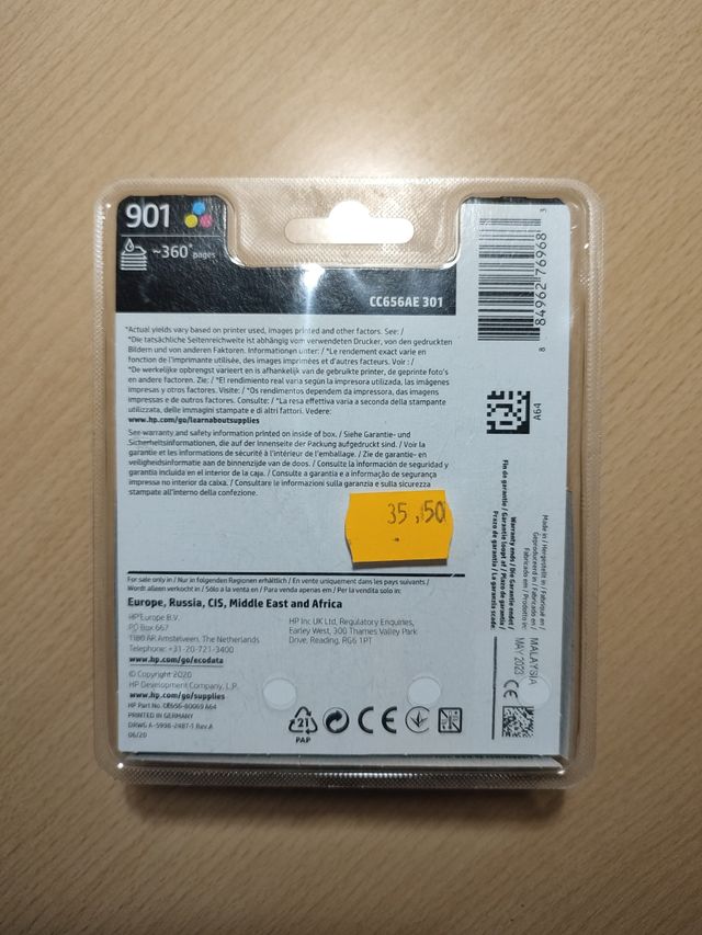 Cartucho impresora hp