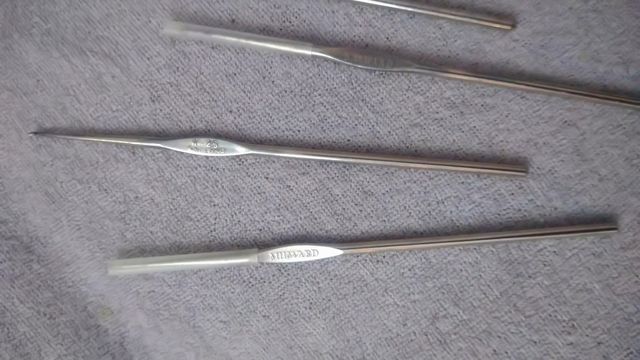 Agujas ganchillo vintage