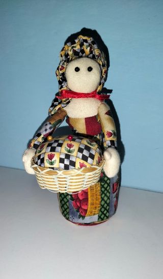 Punta spilli da Tavolo in stoffa