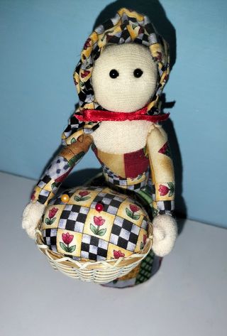 Punta spilli da Tavolo in stoffa