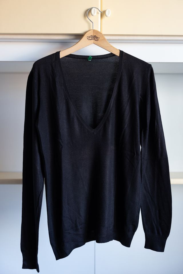 Maglione scollatura V Benetton - M