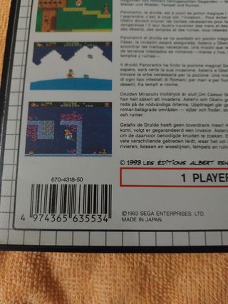 Juego Sega Master System 