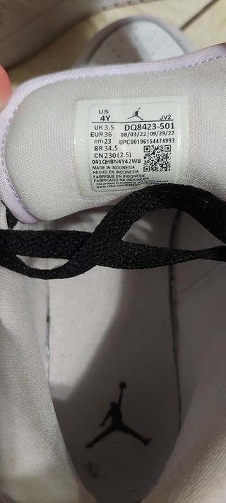 Nike jordan air 1 mid misura 36