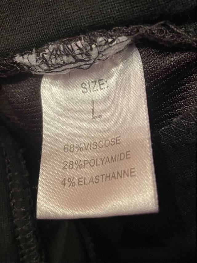 Pantalones elasticos ajustables con cremalleras