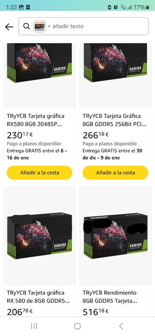 Tarjeta gráfica TRyYCB
