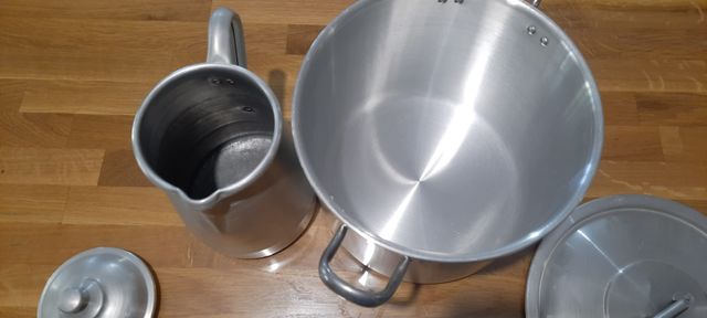 Panela + fervedor / cafeteira