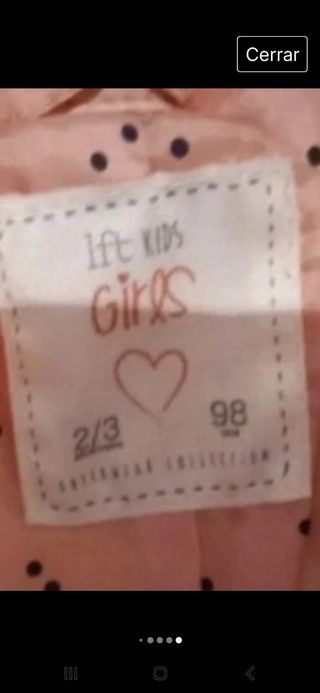 Lote niña 2/3 años