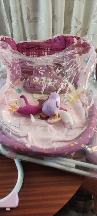 Hamaca bebe  rosa