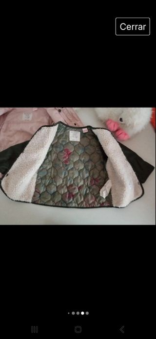 Abrigo parka niña 12/18meses