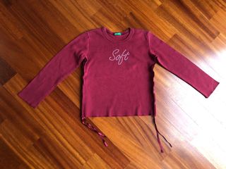 Maglia cotone bambina 4 anni Benetton