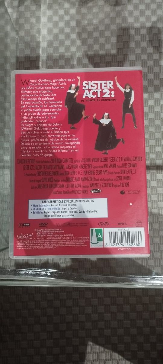Dvd sister act 2