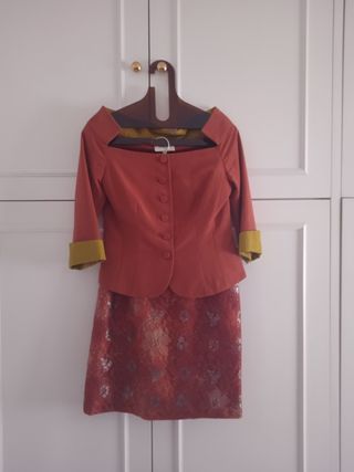 Traje de chaqueta fiesta