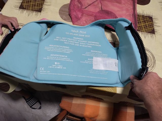 Chaleco piscina niña 2-4 años