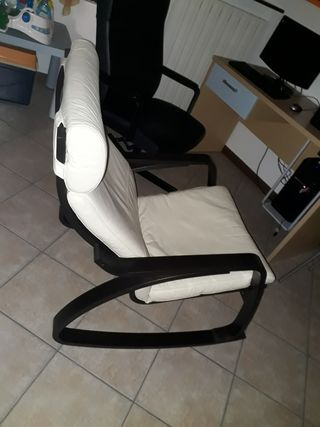 Sedia a dondolo in faggio 