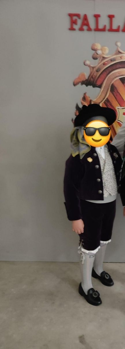 Traje de torrenti terciopelo niño