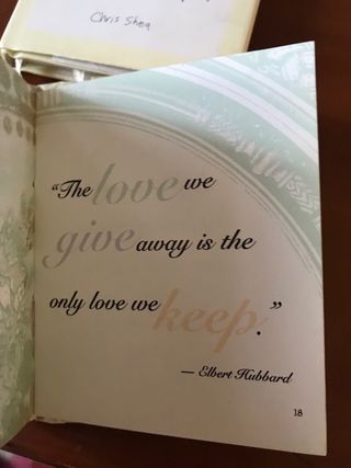 Mini libros buenos sentimientos en inglés.