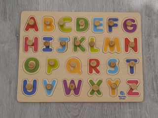 Puzzle letras madera inglés 