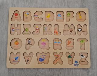 Puzzle letras madera inglés 