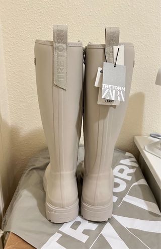 Botas de agua lluvia Zara Talla 37 y 38