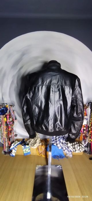 Chaqueta CUERO Bombers Farmon - Talle XL
