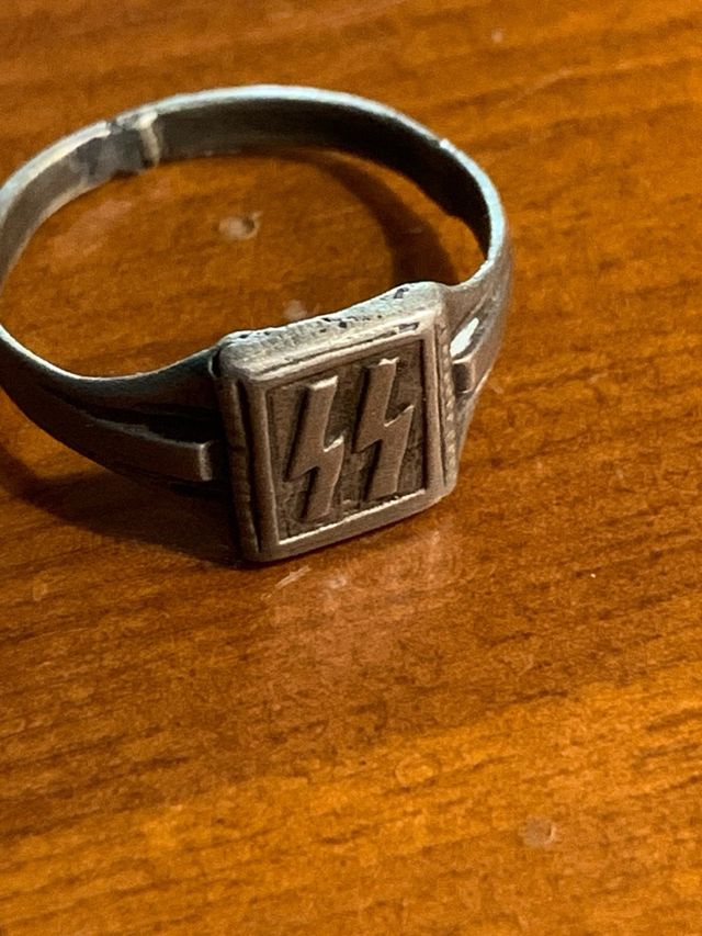 Anello militare tedesco in argento