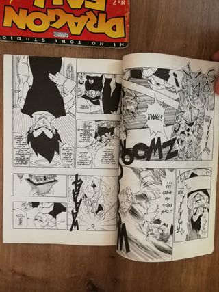 5 Comics dragon Ball serie roja-azul +1 de regalo