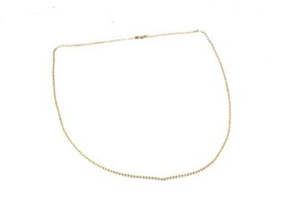 cadena oro 18k 31cm