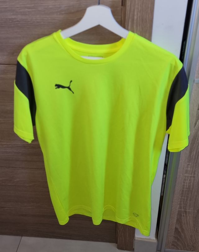T-shirt gialla Puma taglia m