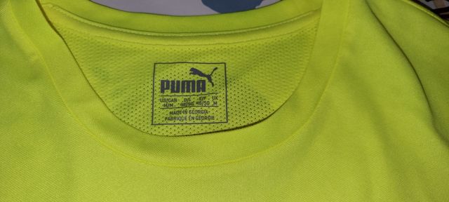 T-shirt gialla Puma taglia m