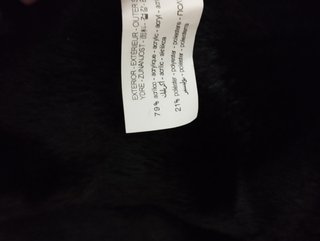 Abrigo talla L negro Zara NUEVO Mujer