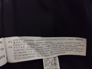 Abrigo talla L Zara marrón pelo NUEVO