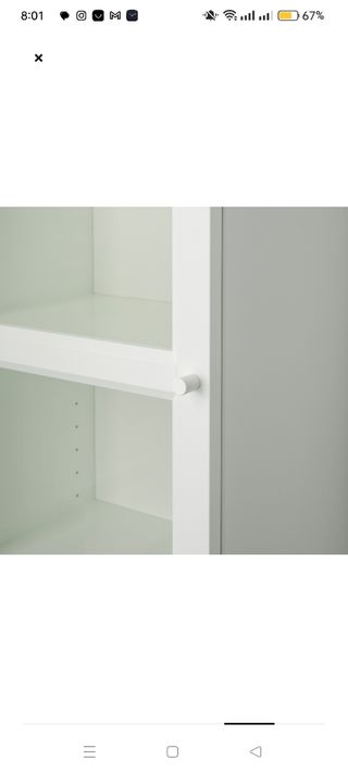 Puerta cristal librería 