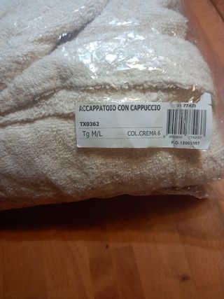 zucchi accappatoio 
