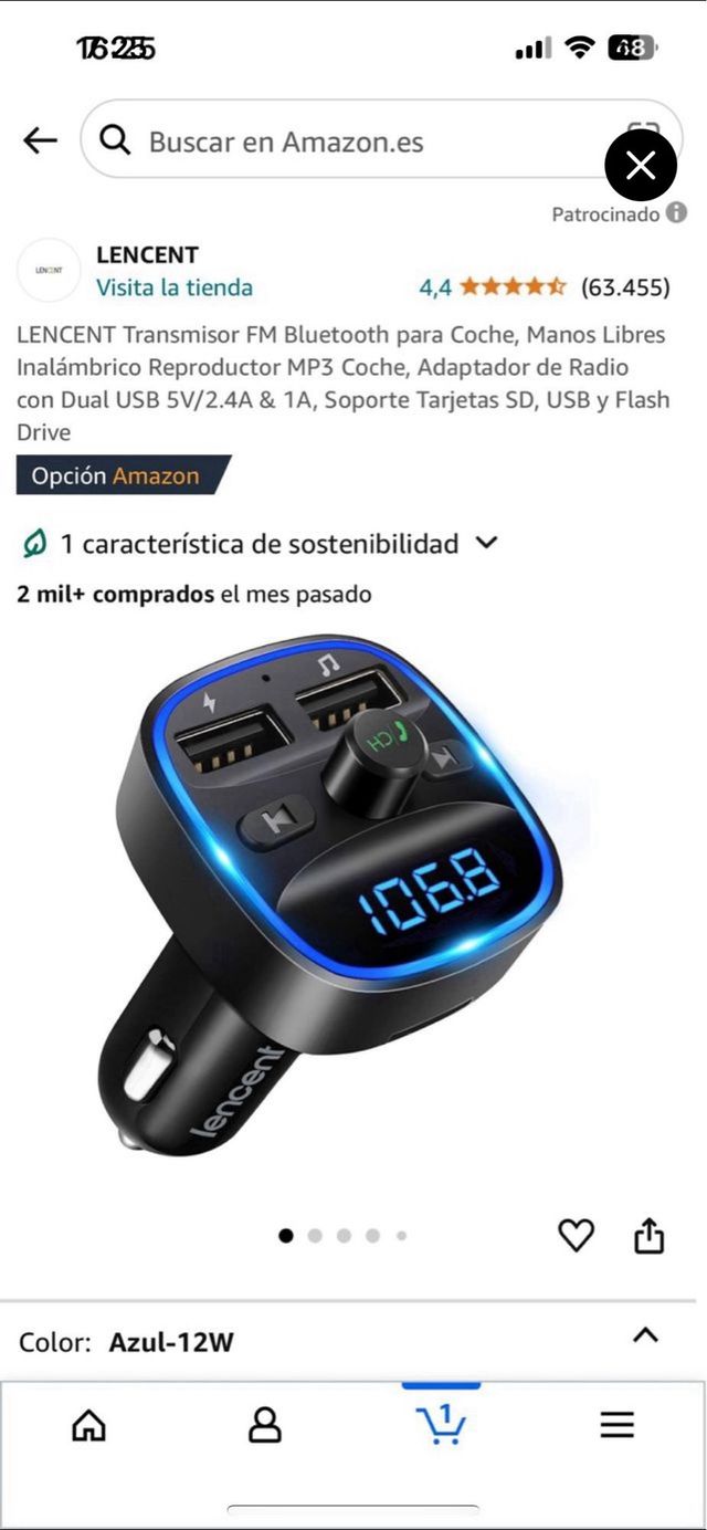 Transmisor bluetooth lencent T25!!nuevo