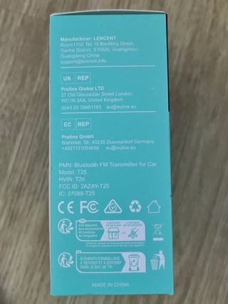 Transmisor bluetooth lencent T25!!nuevo