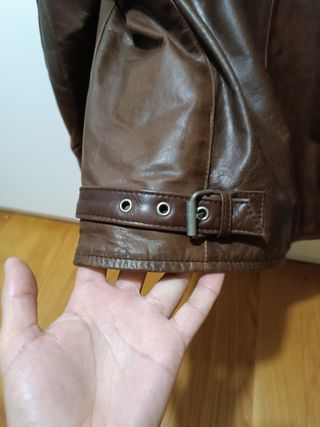 Cazadora de cuero hombre 