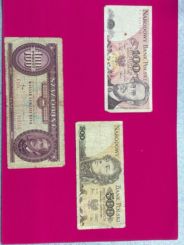 Lotto banconote polacche