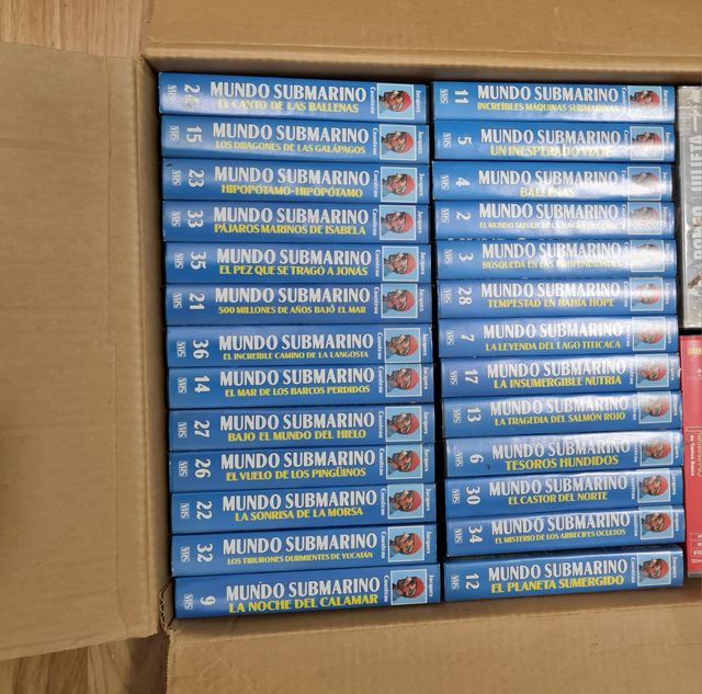 Coleccion Jacques Costeau en VHS