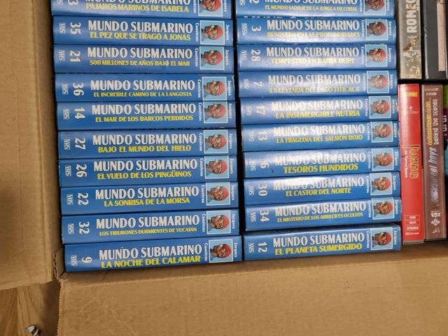Coleccion Jacques Costeau en VHS