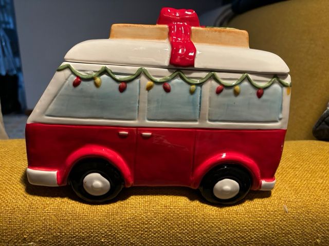 pulmino natalizio ceramica smaltata