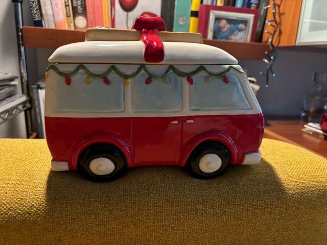 pulmino natalizio ceramica smaltata