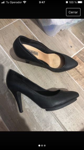 Zapato tacon zara 39