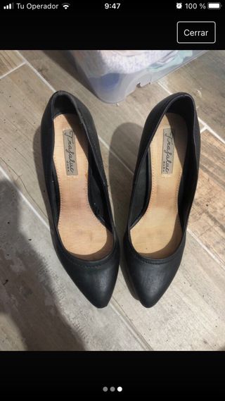 Zapato tacon zara 39