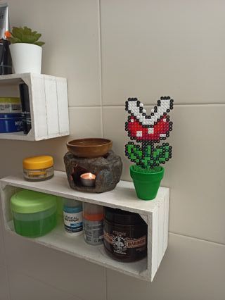 Macetero Mario Bros HAMA decoración