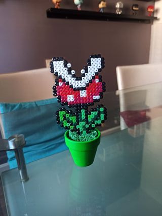 Macetero Mario Bros HAMA decoración