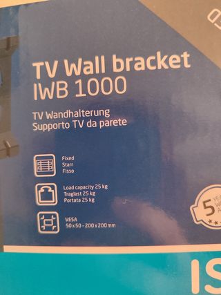 Colgador de TV wall bracket isy