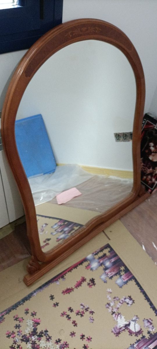 Espejo de madera