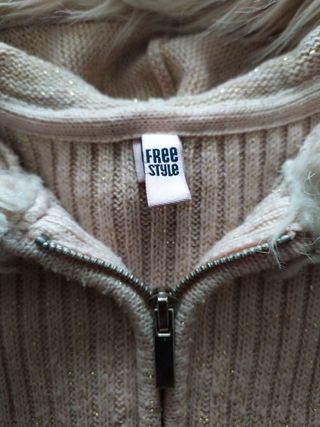 Chaqueta punto niña