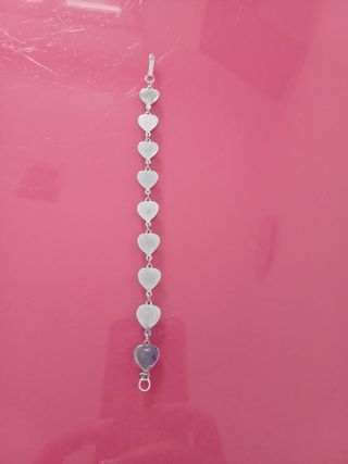 Pulsera corazones azules