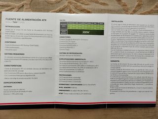Fuente de alimentación PC 500W
